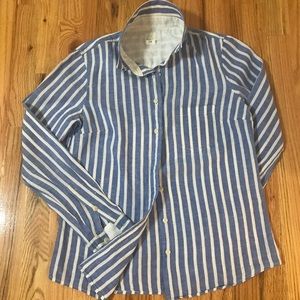 Button Down Stripped “Boy Shirt”